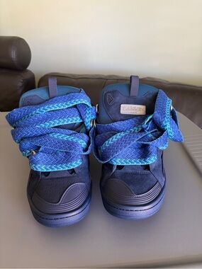 Lanvin Curb Sneakers Navy Blue – Size EU 45 / US 12 – Made in Italy